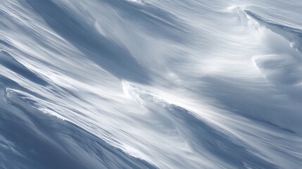 Abstract wind swept snow patterns texture winter