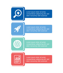 Business infographic template design