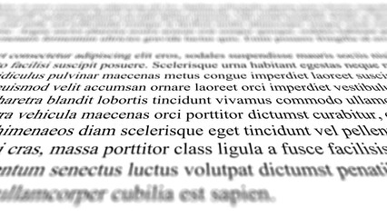 Angled Text with Blur Effect for Documentary