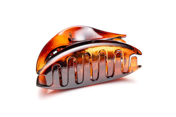  hair clip isolated on white, studio shot.