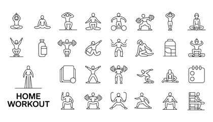 Fototapeta premium A vector icon set of diverse people silhouettes expressing various emotions, perfect for summer travel and holiday illustrations