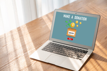 Online donation platform offer modish money sending system for people to transfer on the internet