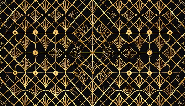 Gold geometric pattern