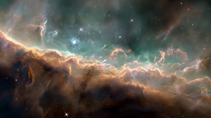 Fototapeta premium flight through the space