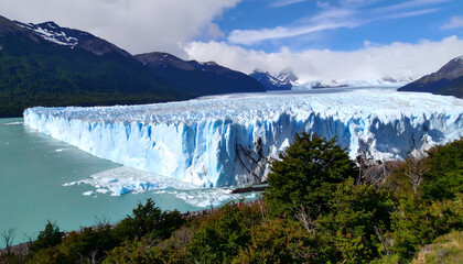 Patagonia Glacier Landscape.