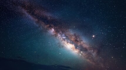 Obraz premium space background with stars