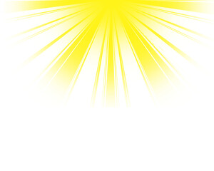 Obraz premium Bright yellow sunburst rays emanating from a dark background creating a dramatic and radiant light effect
