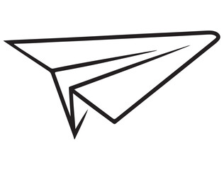 PAPER PLANE SILHOUETTE