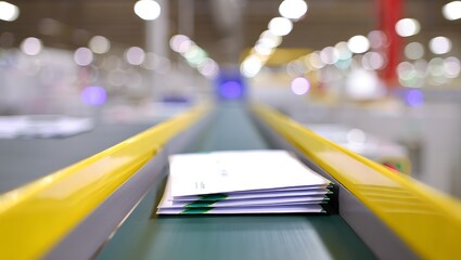 Mail sorting automated system conveyor belt postal service delivery efficiency process