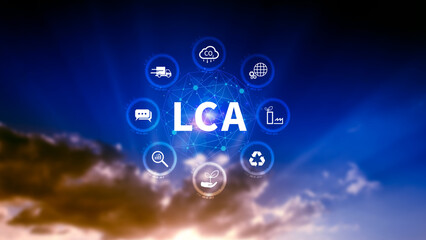 LCA, Life cycle assessment concept, ISO LCA standard aims to limit climate change, Methodology for assessing environmental impacts associated on value chain product.