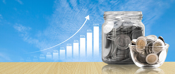 Savings Challenge, Saving money and financial goals or challenges concept, Turn Small Changes into Big Financial Wins. Creative Ways to Achieve Your Financial Goals.