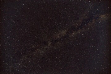 The Milky Way against the dark sky