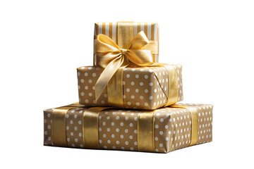 christmas gift box w  a large luxurious blue ribbon and bow isolated on a clean transparent background