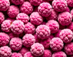 Close-up view of many pink berries