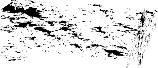 Distressed overlay texture of rusted peeled metal. grunge background. abstract halftone vector illustration