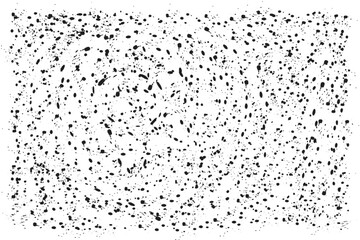 Distressed overlay texture of rusted peeled metal. grunge background. abstract halftone vector illustration