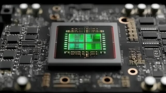 The H20 chip, manufactured in the United States and approved for export to China. High-performance computing hardware designed for AI and data analytics tasks.