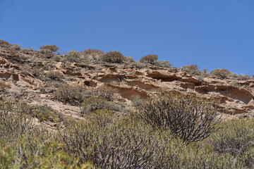 Los Derriscaderos rugged ravine landscape