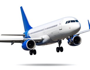 Obraz premium Commercial airplane in flight