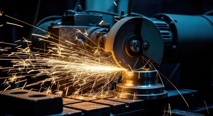 Metal grinding sparks (2)