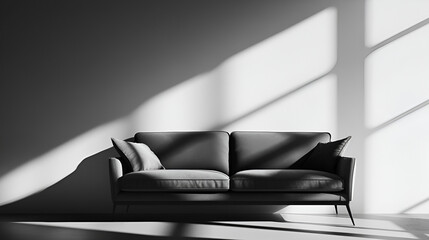 Beautiful comfort sofa, interior design