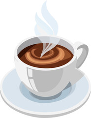 cup of coffee with chocolate