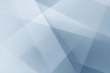 Fototapeta premium Abstract Blue Geometric Background with Overlapping Transparent Shapes and Light