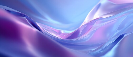 Naklejka premium Abstract Purple and Blue Swirls: A Dreamy Digital Art Piece