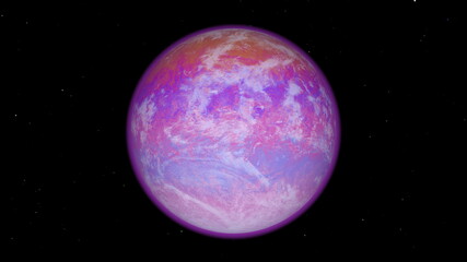 惑星　3DCGレンダリング