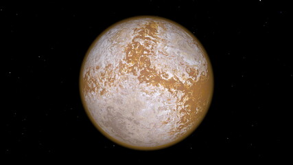 惑星　3DCGレンダリング