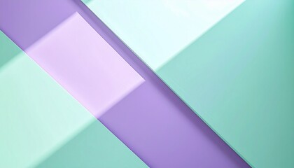 ペールシーフォームとダスティプラムのマットカラーブロック背景に、上端から斜めに差し込む繊細な白い光のビームが洗練された雰囲気を演出

