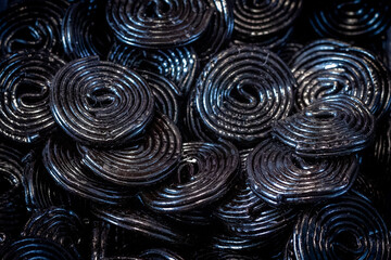 Rolls of liquorice