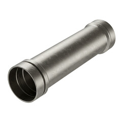 steel pipe isolated on white background