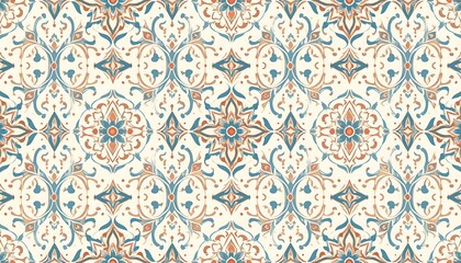 Ornate repeating tile pattern