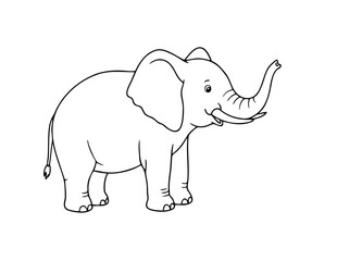 elephant cartoon illustration