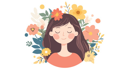 Elegant Daughter Award Wreath Vector Background for Celebrations and Events