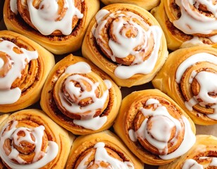 Freshly baked cinnamon rolls