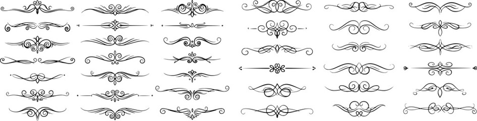 Elegant Divider Line vector illustration 