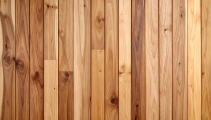Light brown wooden planks wall