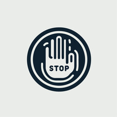prohibited sign icon illustration 