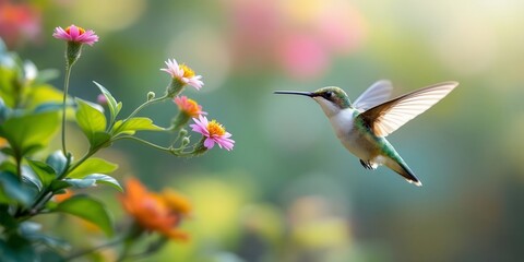 Fototapeta premium Refreshing Iced Tea with Mint and Lime on Sunny Patio