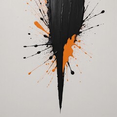 black ink splat