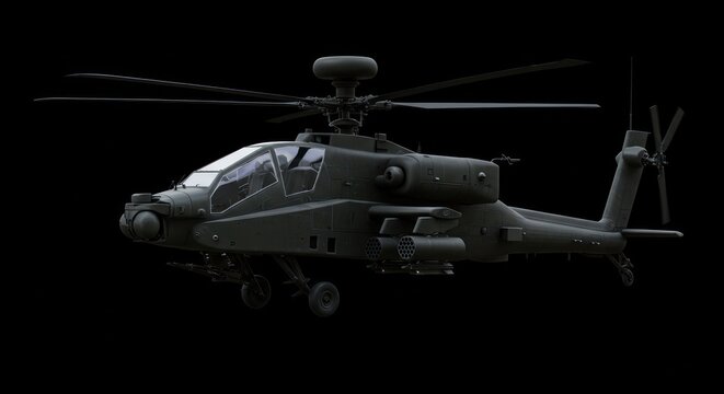Military helicopter profile