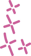 Abstract Geometric Sparkle Shapes