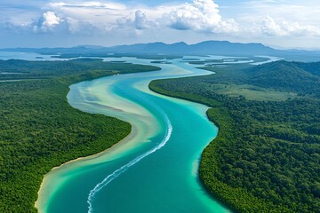 Nature's Harmony in a Lush Landscape