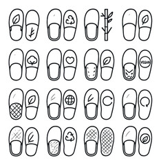 Ecology linear icons set. including leaf, recycle, tree, cotton, heart, vegan, globe, and more.