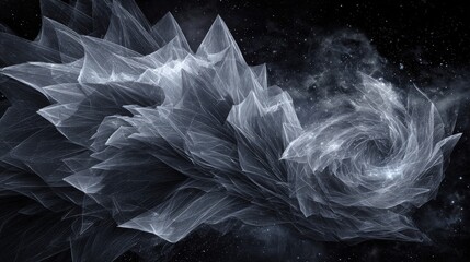 Abstract Space Galaxy Design
