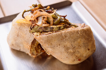 mexican steak burrito