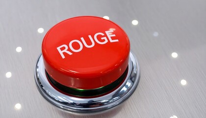 Red button with the word ROUGE