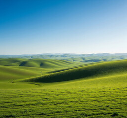 Obraz premium Minimalist Nature Landscapes with Clean Composition and Calm Atmosphere